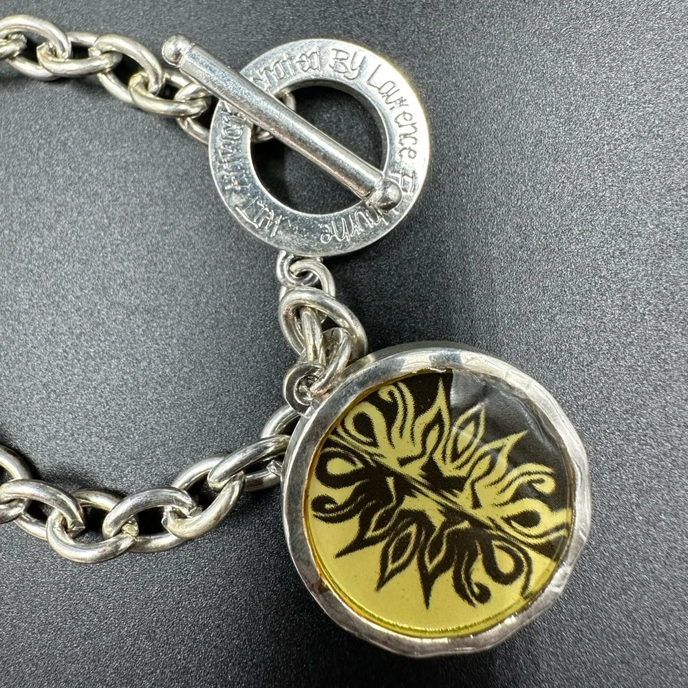 WIT Artwork Donated by Laurence Fishburn Sun Charm Bracelet Toggle Closu…
